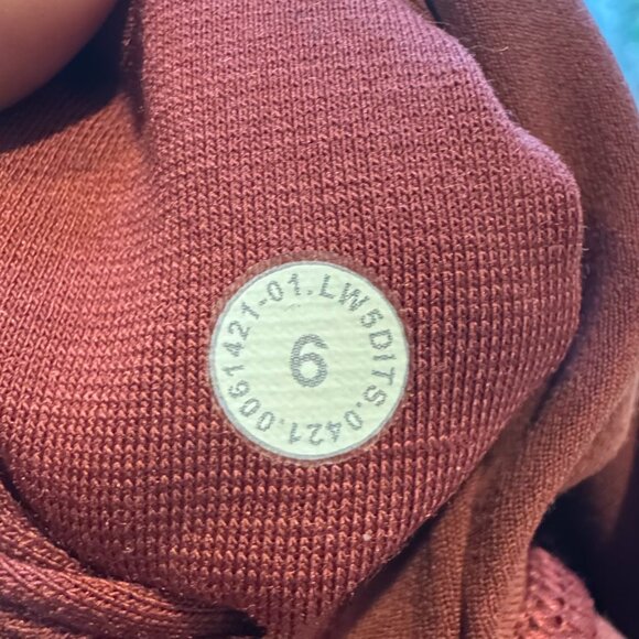 🍷 Lululemon Align™ High-Rise Leggings Burgundy – Size 6 - Picture 9 of 10